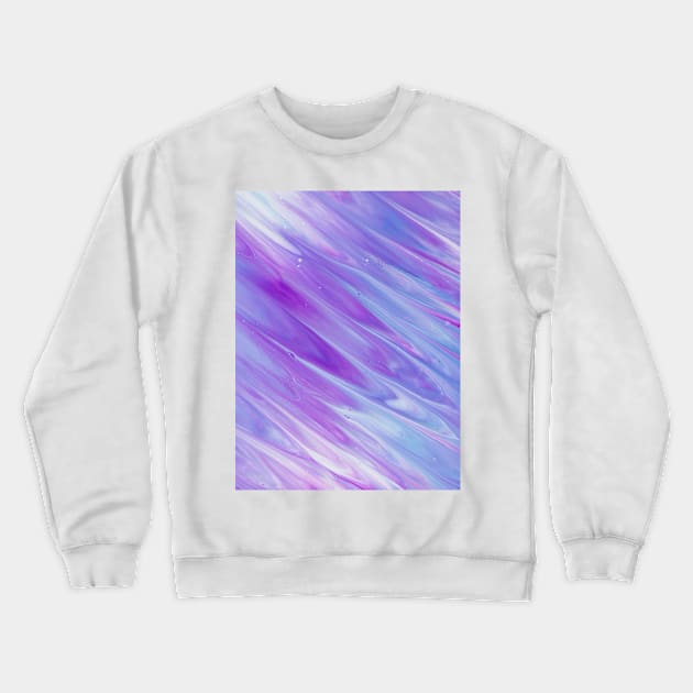 Abstract Purple Art Crewneck Sweatshirt by NewburyBoutique